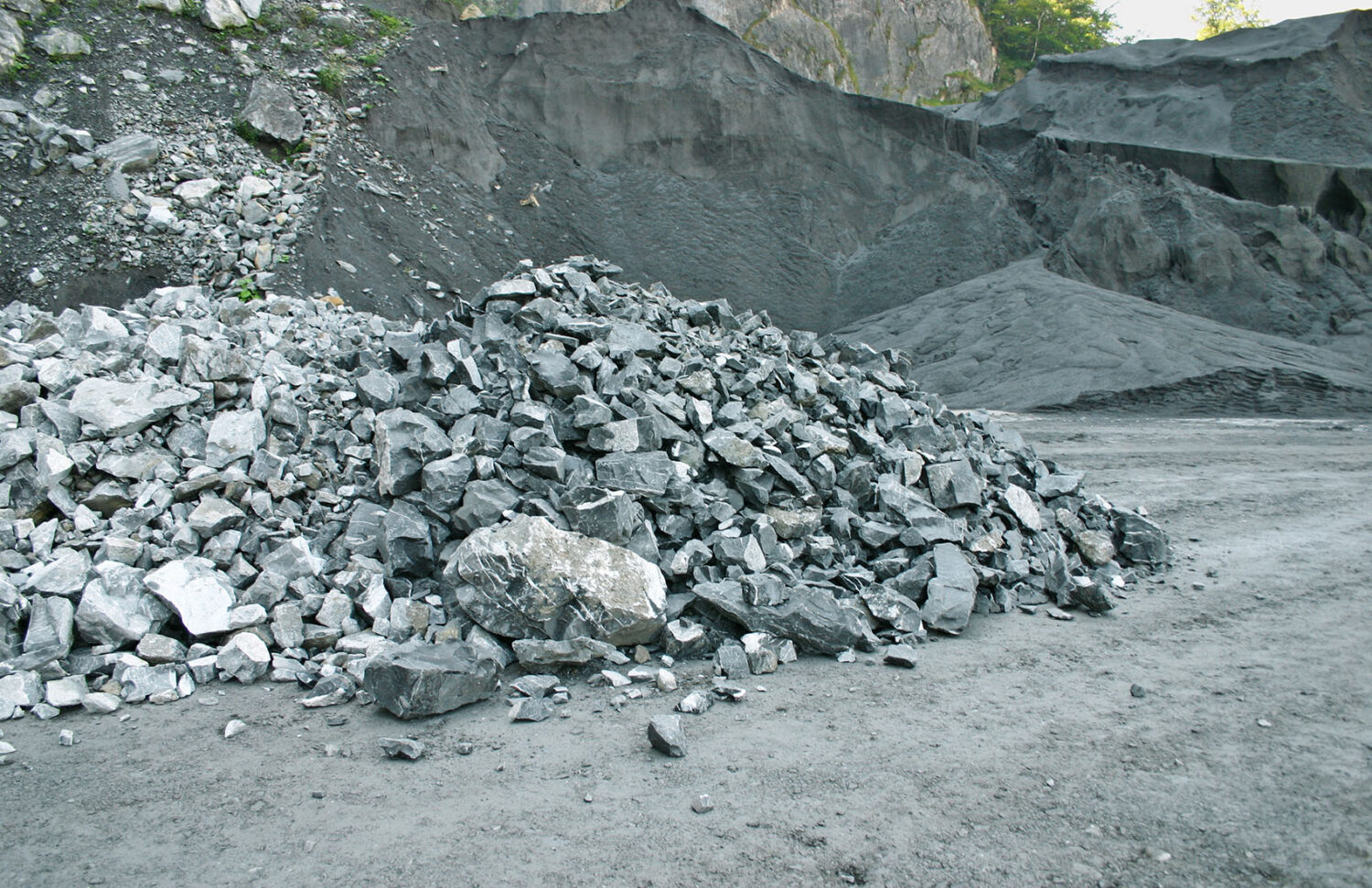 Felsgebrochener Schotter