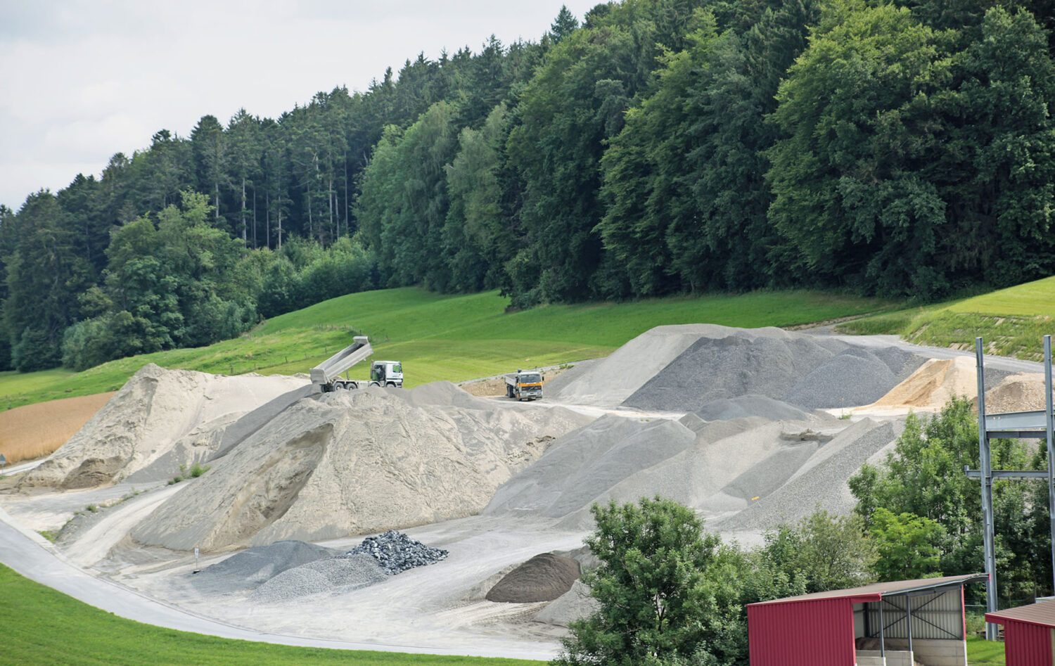 Lagerplatz Werk Rickenbach